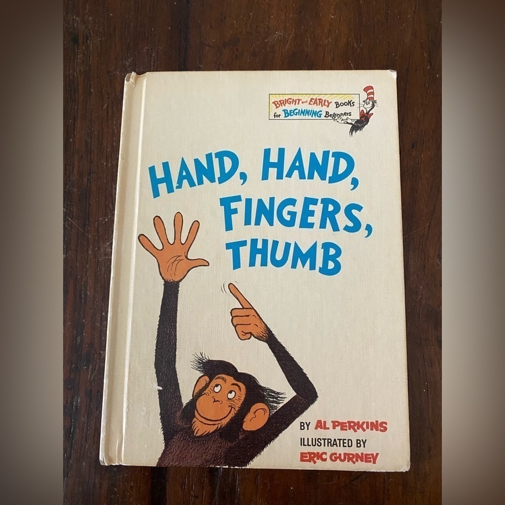 Vintage Dr. Seuss Hand, Hand, Fingers, Thumb by Al Perkins Vintage 1969